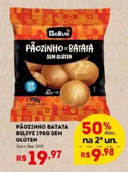 Bistek Supermercados Pãozinho batata sem glúten oferta