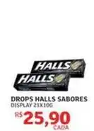 Halls - drops sabores