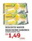 Assaí Atacadista Rancheiro - biscoito wafer oferta