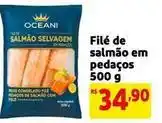 Mercado Extra Selvagem - file de salmão em pedaços oferta