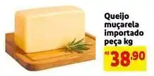 Mercado Extra Importado - queijo muçarela peça oferta