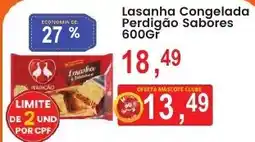 Federzoni Supermercados Lasanha Congelada Perdiguinho Sabores oferta