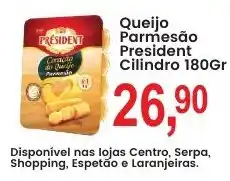 Federzoni Supermercados Queijo Parmesão President Cilindro oferta
