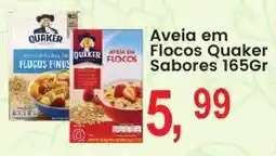 Federzoni Supermercados Aveia em Flocos Quaker Sabores oferta