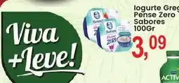 Federzoni Supermercados Iogurte Grec Pense Zero Sabores oferta