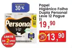 Federzoni Supermercados Papel Higiênico Folha Dupla Personal oferta