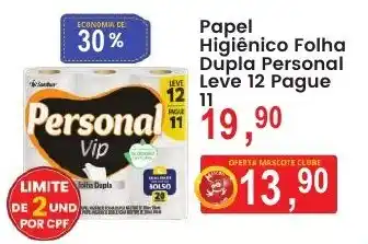 Papel Higiênico Folha Dupla Personal