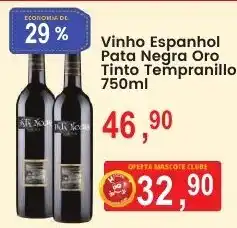 Federzoni Supermercados Vinho Espanhol Pata Negra Oro Tinto Tempranillo oferta