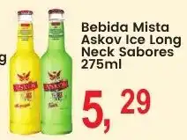 Federzoni Supermercados Bebida Mista Askov Ice Long Neck Sabores oferta