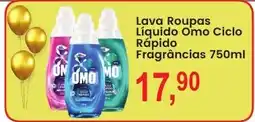 Federzoni Supermercados Lava Roupas Líquido Omo Ciclo Rápido Fragrâncias oferta