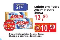 Federzoni Supermercados Sabão em pedra assim neutro oferta