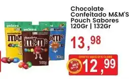 Federzoni Supermercados Chocolate Confeitado M&M'S Pouch Sabores oferta