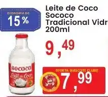 Federzoni Supermercados Leite de Coco Sococo Tradicional Vidro oferta