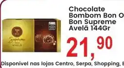 Federzoni Supermercados Chocolate Bombom Bon O Bon Supreme Avelã oferta