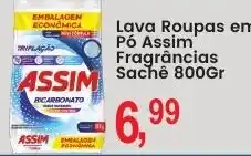 Federzoni Supermercados Lava Roupas em Pó Assim Fragrâncias Sachê oferta