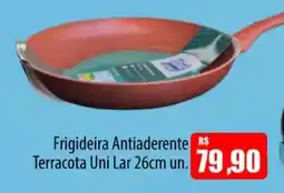 Proença Supermercados Frigideira Antiaderente Terracota Uni Lar oferta