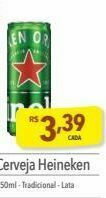 Supermercados Condor Cerveja heineken 250ml oferta
