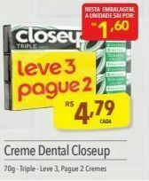 Supermercados Condor Creme dental closeup 70g oferta