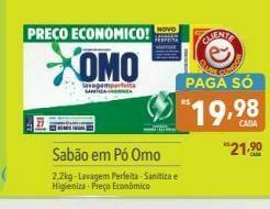 Supermercados Condor Sabão em pó omo 2,2kg oferta