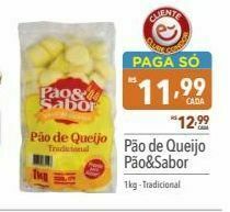 Supermercados Condor Pão de queijo pão&sabor 1kg oferta