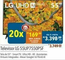 Supermercados Condor Televisor lg oferta