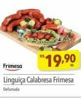 Supermercados Condor Linguiça calabresa frimesa oferta