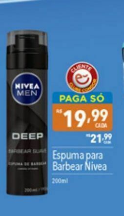 Supermercados Condor Espuma para barbear nivea oferta