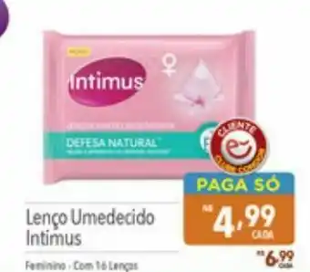 Supermercados Condor Lenços umedecidos intimus oferta