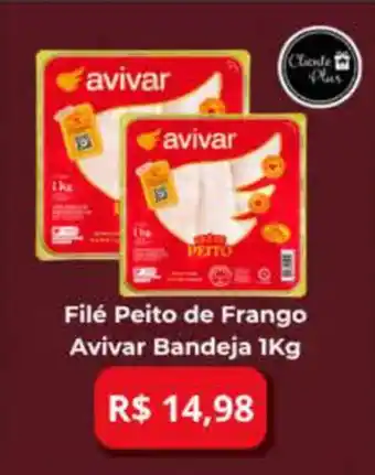 Avivar - filé peito de frango bandeja