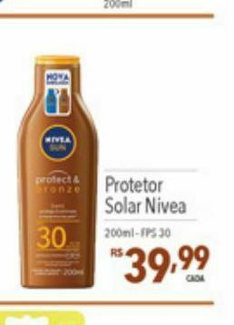 Supermercados Condor Protetor solar nivea oferta