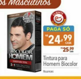 Tintura para homem biocolor