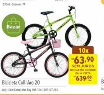 Supermercados Condor Bicicleta colli aro 20 oferta
