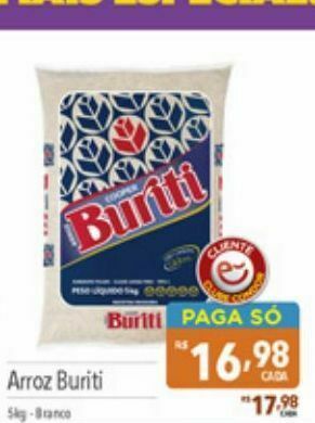 Supermercados Condor Arroz buriti oferta