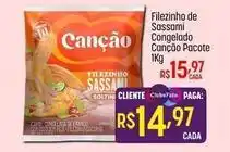 Muffato Canção - filezinho de sassami congelado oferta