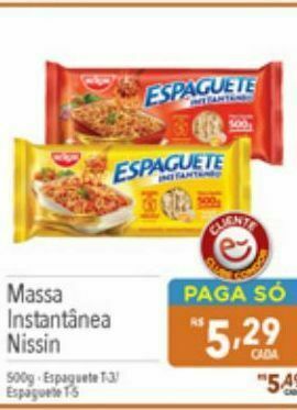 Supermercados Condor Massa instantanea nissin oferta