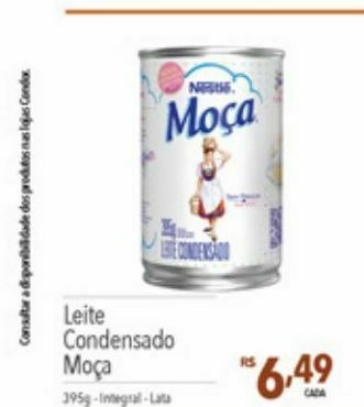 Leite condensado moça