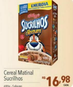 Supermercados Condor Cereal matinal sucrilhos oferta