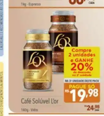 Supermercados Condor Café soluvel lor oferta