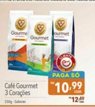 Supermercados Condor Café gourmet 3 corações oferta