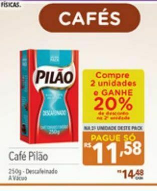 Supermercados Condor Café pilão oferta