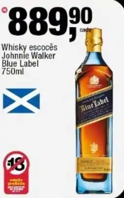 Frangolândia Whisky escocês Johnnie Walker Blue Label oferta