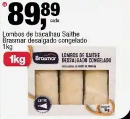 Frangolândia Lombos de bacalhau Saithe Brasmar desalgado congelado oferta