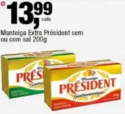Frangolândia Manteiga Extra Président sem ou com sal oferta