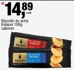 Frangolândia Biscoito de arroz Kalassi oferta