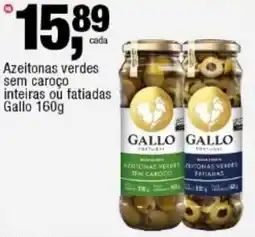 Frangolândia Azeitonas verdes sem caroço inteiras ou fatiadas Gallo oferta