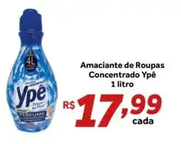 Shibata Supermercados Amaciante de Roupas Concentrado Ypê oferta