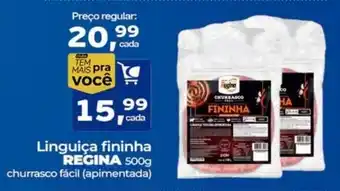 Linguiça fininha regina churrasco fácil