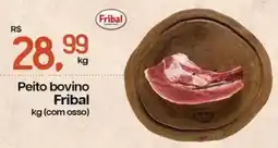 Cometa Supermercados Peito bovino Fribal oferta