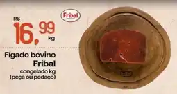 Cometa Supermercados Fígado bovino Fribal oferta