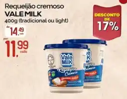 Cometa Supermercados Requeijão cremoso vale milk oferta